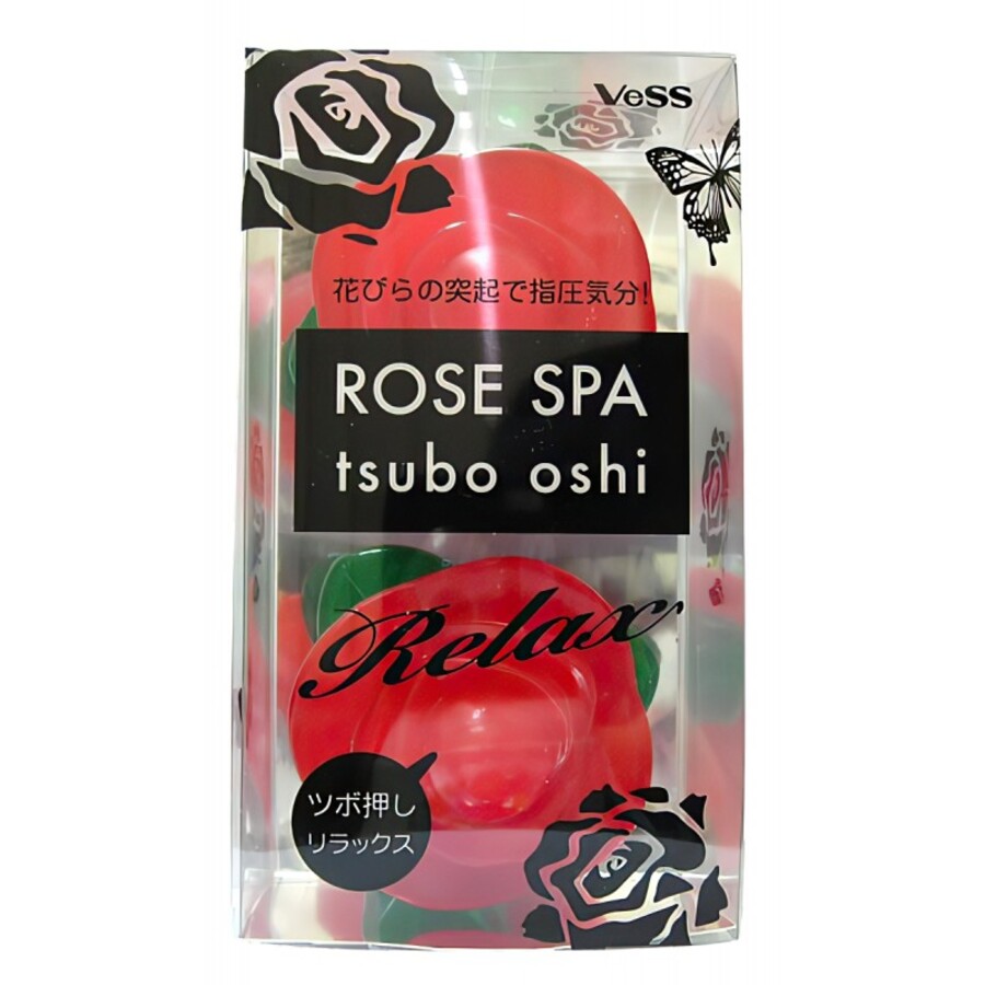 VESS Rose Spa Tsubo Oshi, 1шт. Массажер для точечного массажа тела роза