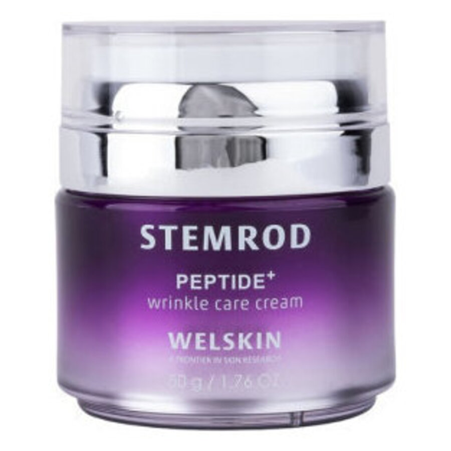 WELSKIN Stemrod Peptide Wrinkle Care Cream, 50гр. Крем для лица омолаживающий с пептидами и стволовыми клетками