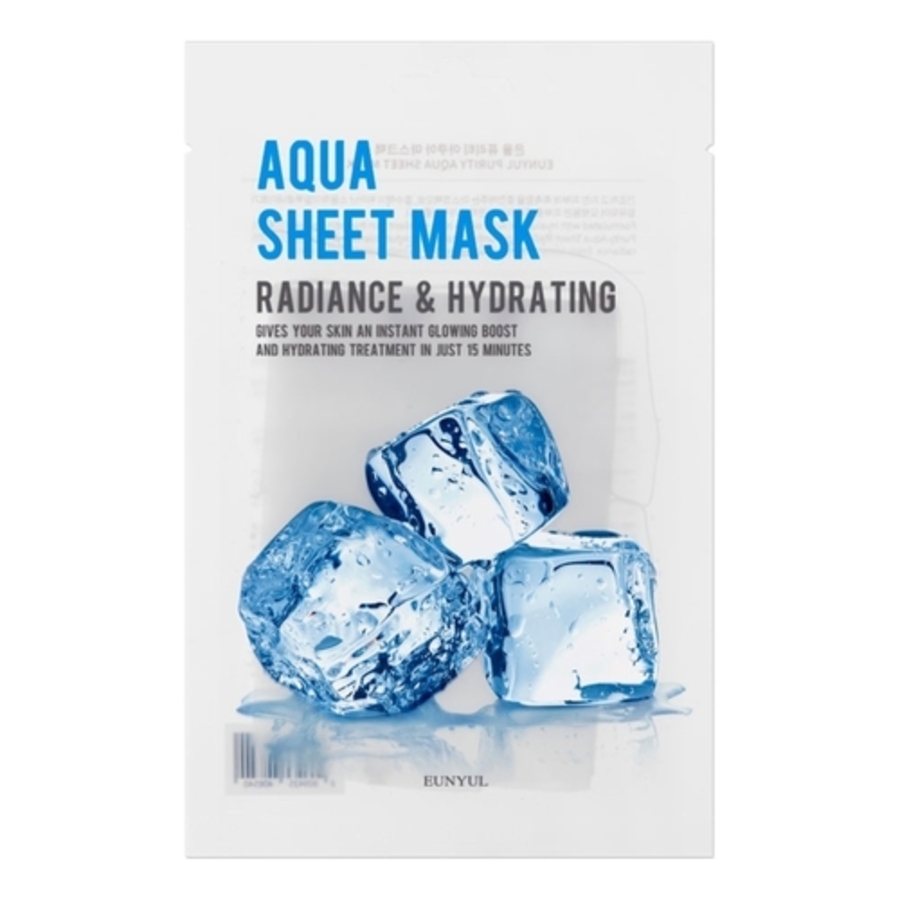 EUNYUL Purity Aqua Sheet Mask, 22мл. Маска для лица тканевая с гиалуроновой кислотой