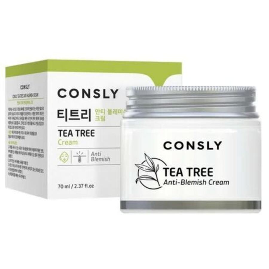 CONSLY Tea Tree Anti-Blemish Cream, 70мл. Крем для лица с экстрактом чайного дерева