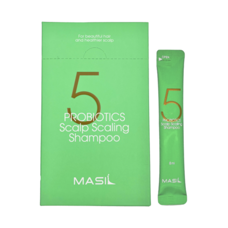 MASIL 5 Probiotics Scalp Scaling Shampoo, 8мл*20шт. Шампунь для волос глубоко очищающий с пробиотиками