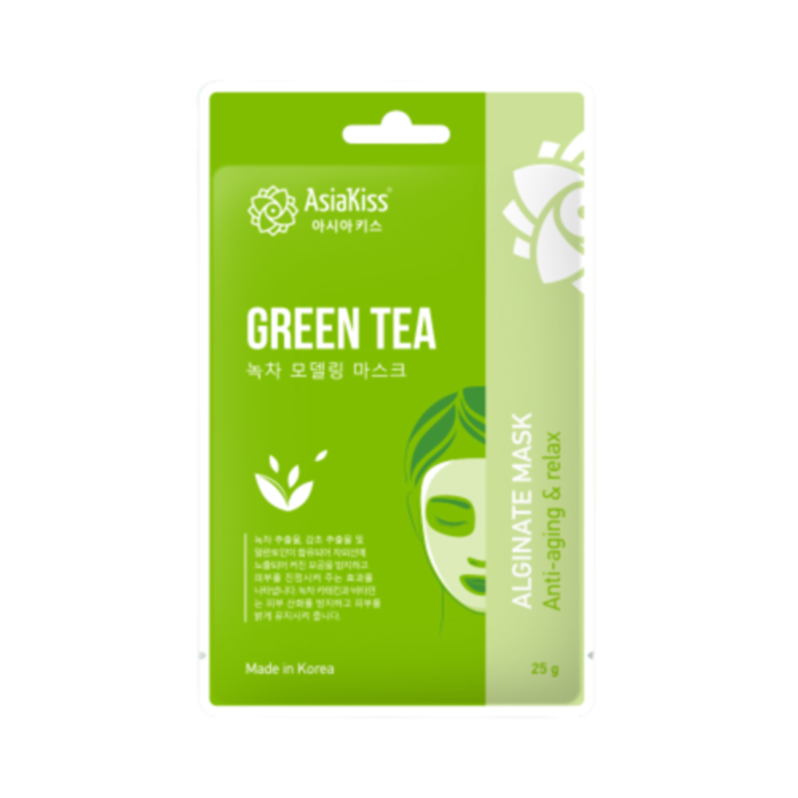 ASIAKISS Green Tea Alginate Mask, 25гр. Маска для лица альгинатная с экстрактом зеленого чая