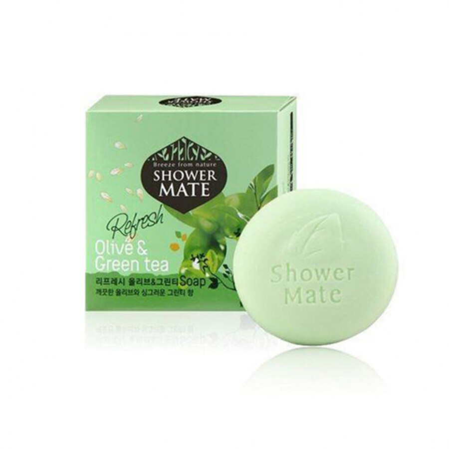KERASYS Shower Mate, 100гр. Мыло косметическое «Оливки и зеленый чай»