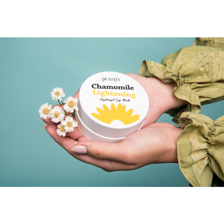 PETITFEE Petitfee Chamomile Lightening Hydrogel Eye Patch, 60шт. Патчи для глаз гидрогелевые осветляющие с ромашкой