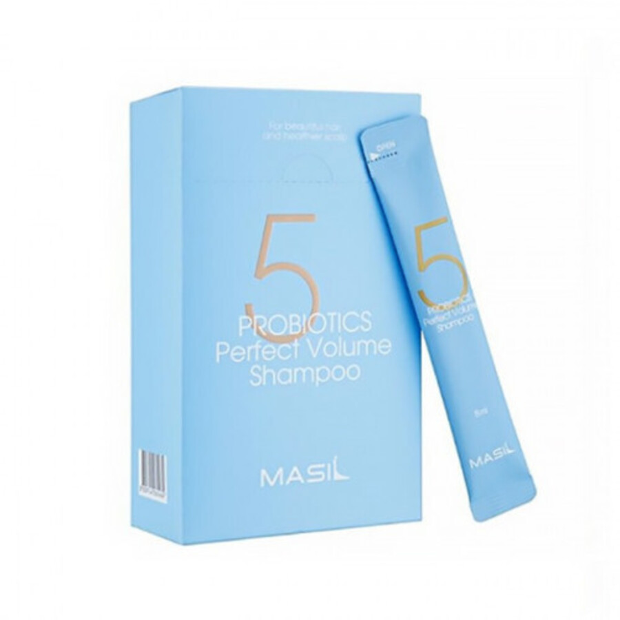 MASIL 5 Probiotics Perpect Volume Shampoo, 8мл.*20шт. Шампунь для объема волос увлажняющий с пробиотиками