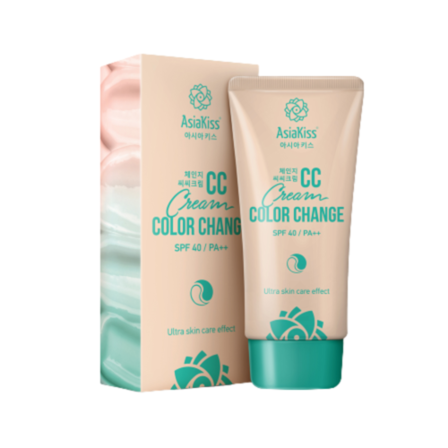 ASIAKISS Change Color Cream SPF 40 PA++, 60мл. СС - крем для лица с ультра ухаживающим эффектом