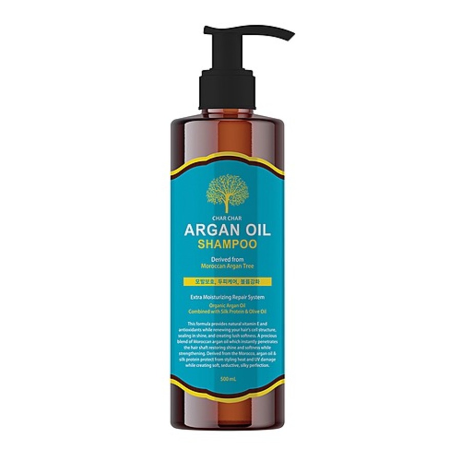 CHAR CHAR Argan Oil Shampoo, 500мл. Шампунь для волос аргановый
