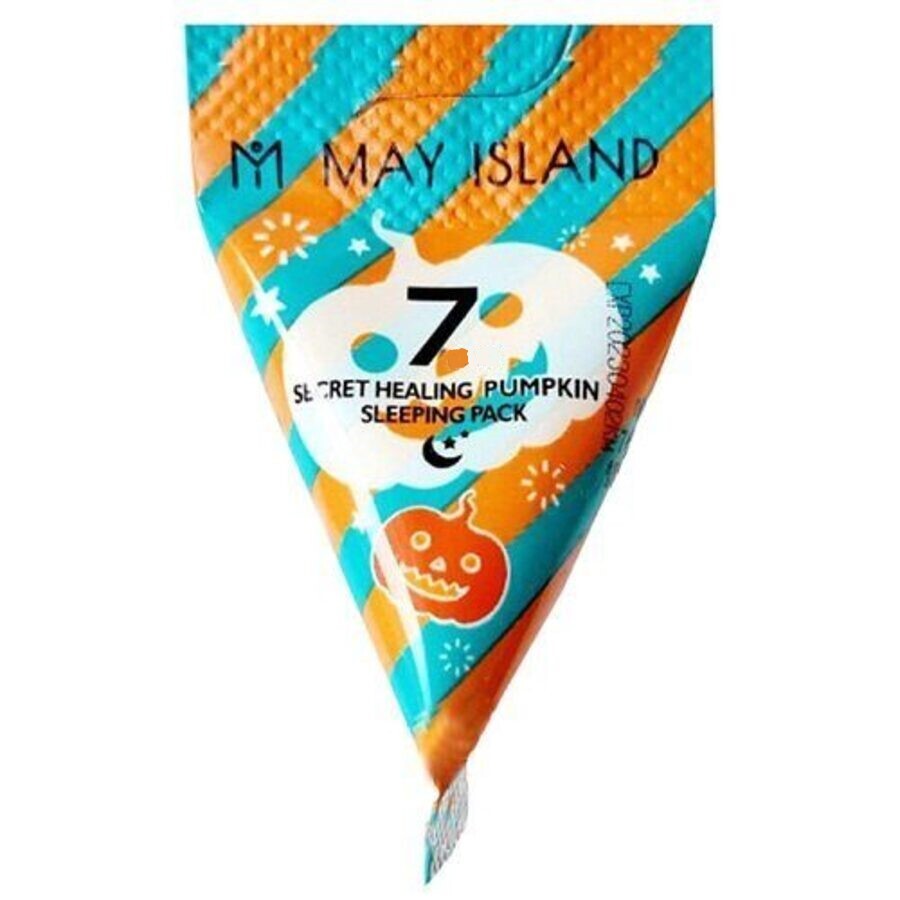 MAY ISLAND May Island Secret Healing Pumpkin, 5гр. Маска для лица ночная с тыквой