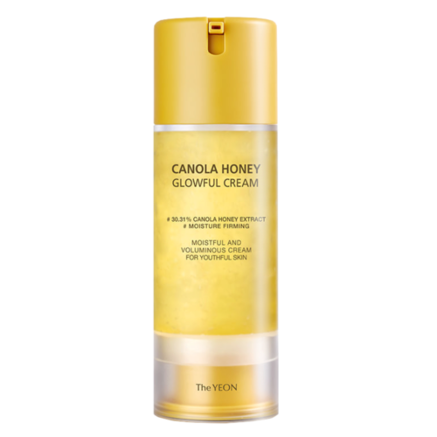 TheYEON Canola Honey Glowful Cream, 100мл. Крем - флюид для лица мультифункциональный с 30% содержанием меда канолы