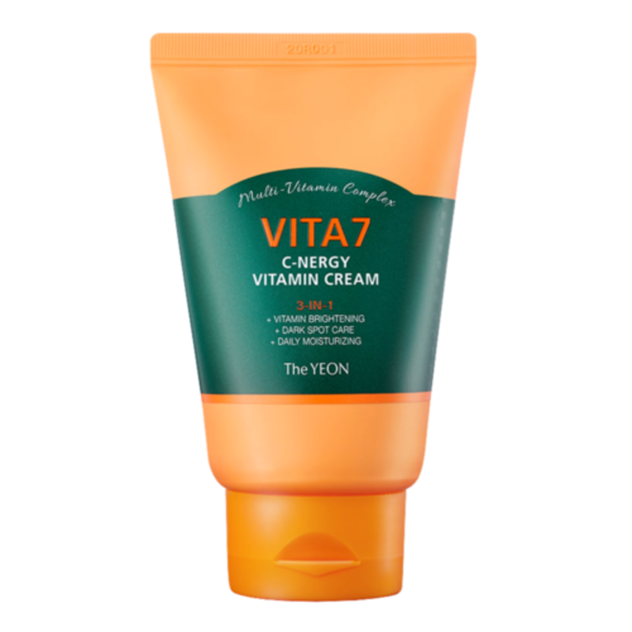TheYEON TheYEON Vita7 C-Nergy Vitamin Cream, 100мл. TheYEON Крем для выравнивания тона лица с витаминами