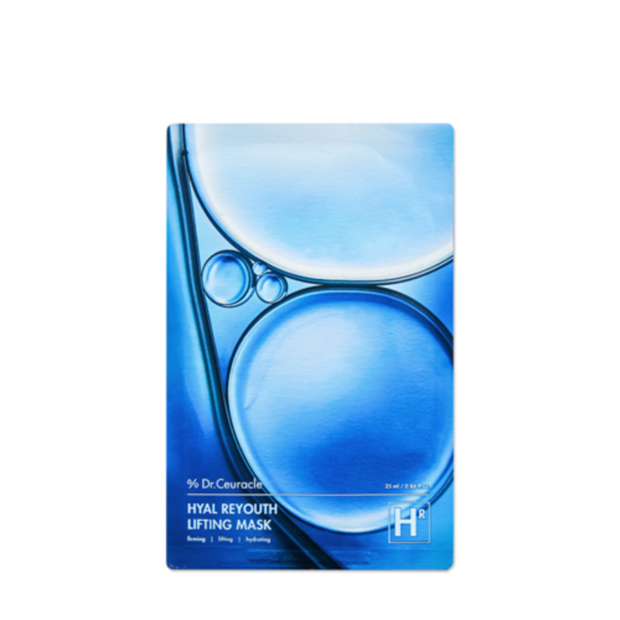 DR.CEURACLE Dr.Ceuracle Hyal Reyouth Lifting Mask, 25мл*10шт. Маска для лица тканевая с гиалуроновой кислотой