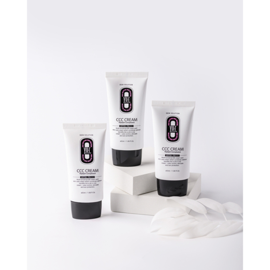 YU-R SKIN SOLUTION Yu-r ССС - крем тональный с эффектом сияния, светлый ...