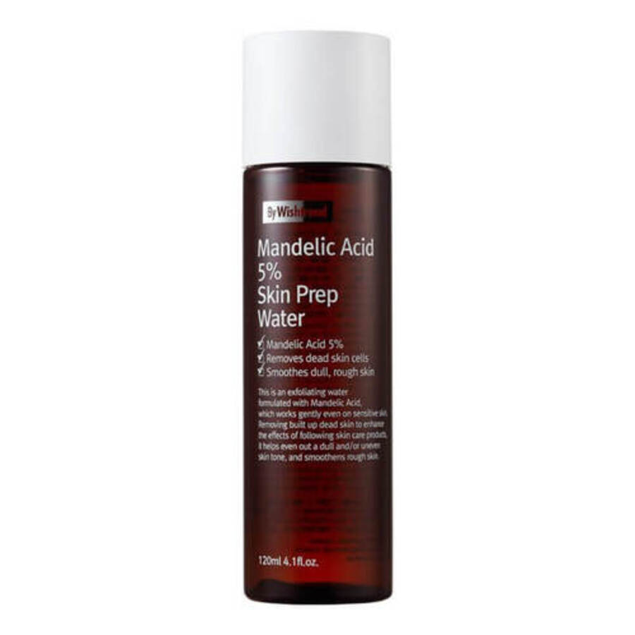 B&D By Wishtrend Mandelic Acid 5% Skin Prep Water, 120мл. Тонер - эксфолиант для чувствительной кожи лица с миндальной кислотой