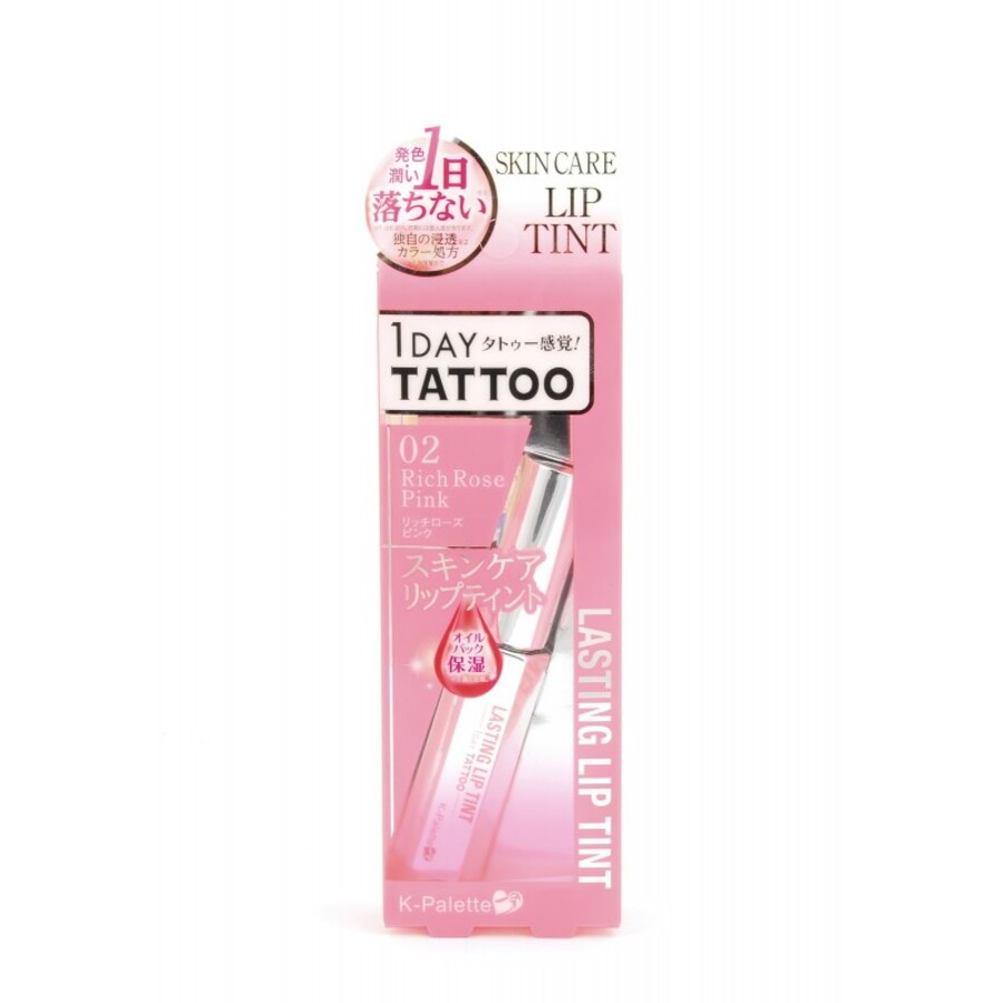 K-PALETTE K-Palette Lasting Lip Tint Тинт для губ жидкий увлажняющий и ухаживающий, тон #02, нежно-розовый