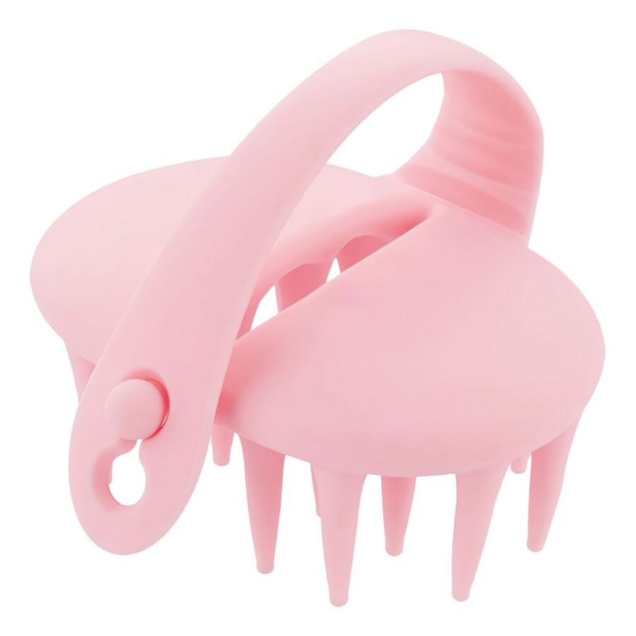 VESS Vess Shampoo Brush, 1шт. Массажёр для кожи головы, розовый