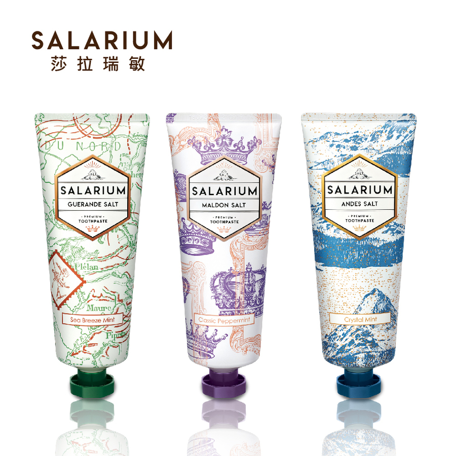 SALARIUM Salarium Crystal Mint, 110гр. Паста зубная премиальная для профилактики болезней дёсен с андской солью