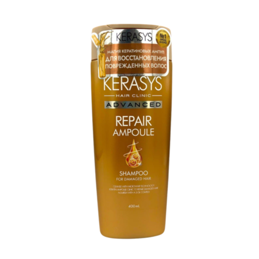 KERASYS KeraSys Aekyung Advanced Repair Ampoule, 400 мл. Шампунь для поврежденных волос ампульный с кератином "Интенсивное восстановление"