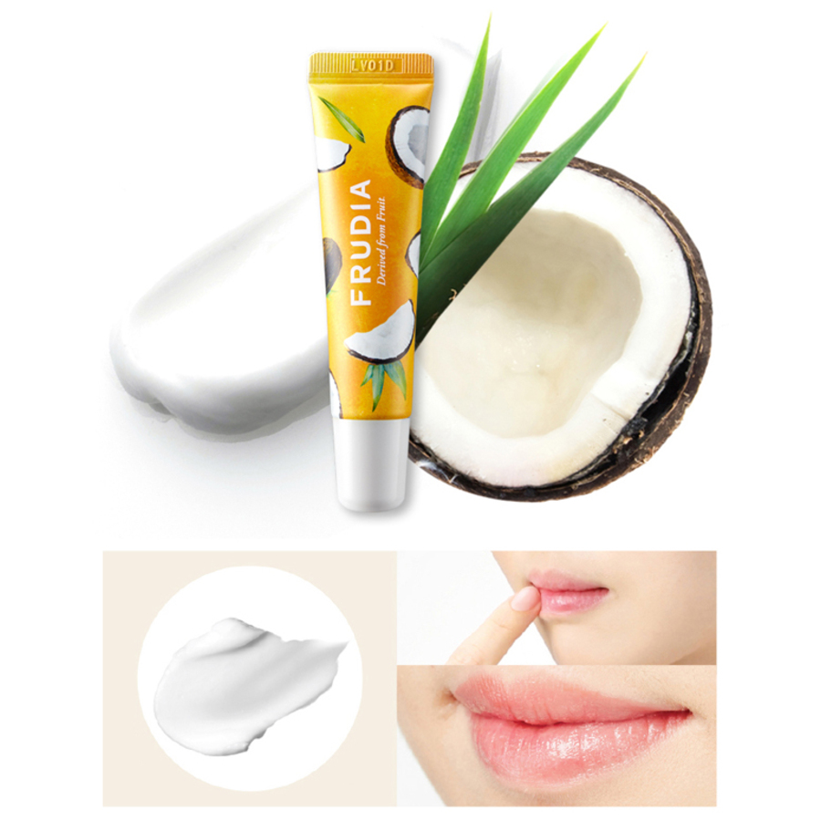FRUDIA Frudia Coconut Honey Salve Lip Cream, 10гр. Крем для губ смягчающий с кокосом