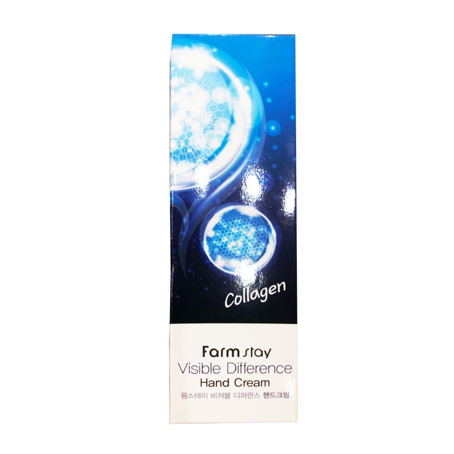 FARMSTAY Visible Difference Collagen Hand Cream, 100мл. FarmStay Крем для рук увлажняющий с коллагеном