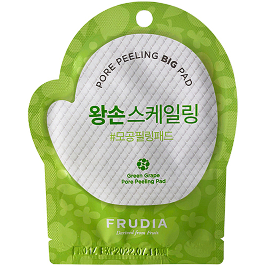 FRUDIA Green Grape Pore Peeling Pad, 1шт. Frudia Пилинг - пэд для лица себорегулирующий с зеленым виноградом
