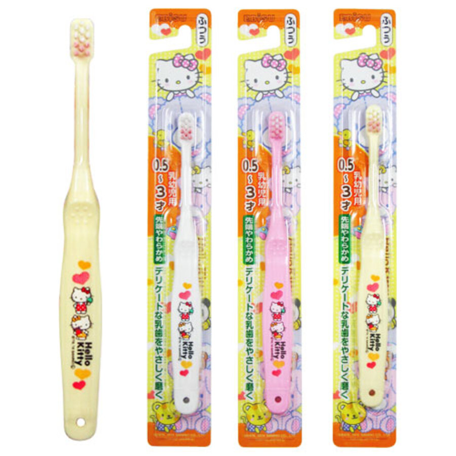 EBISU Щетка зубная для детей от 0,5 до 3 лет "Hello Kitty", 1шт.