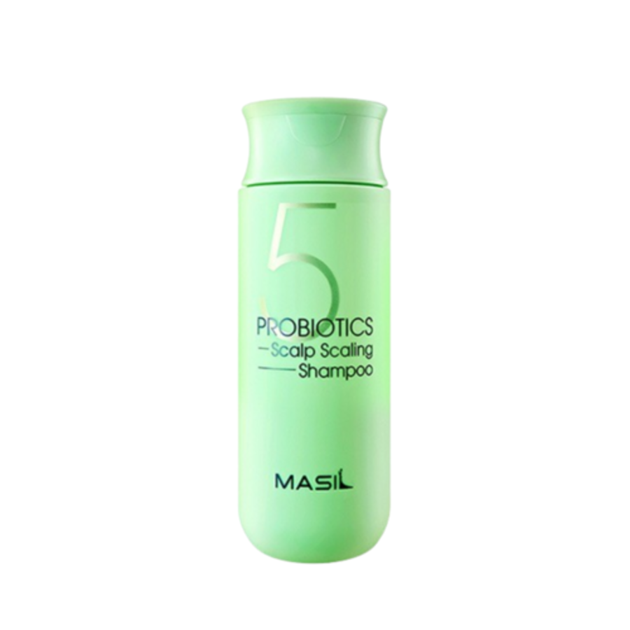 MASIL Masil 5 Probiotics Scalp Scaling Shampoo, миниатюра, 150мл. Шампунь для волос глубокоочищающий бессульфатный с пробиотиками и ментолом