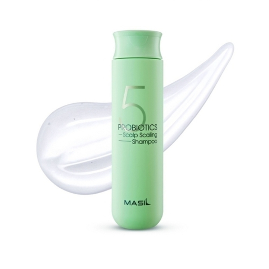 MASIL Masil 5 Probiotics Scalp Scaling Shampoo, 300мл. Шампунь для волос глубокоочищающий бессульфатный с пробиотиками и ментолом