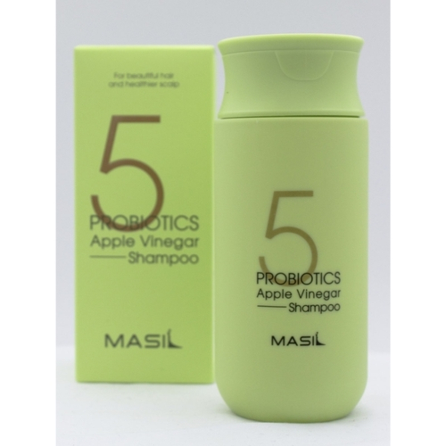 MASIL Masil 5 Probiotics Apple Vinergar Shampoo, миниатюра, 150мл. Шампунь для волос бессульфатный с яблочным уксусом