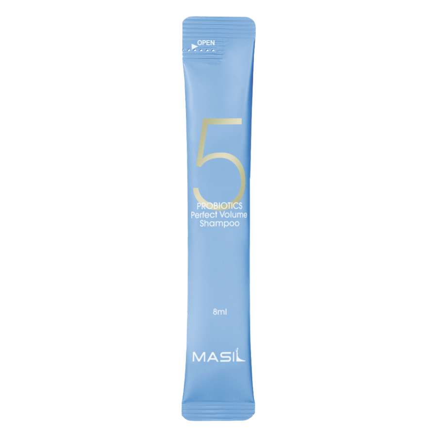 MASIL Masil 5 Probiotics Perpect Volume Shampoo, 8мл*20шт. Шампунь для объема волос увлажняющий с пробиотиками