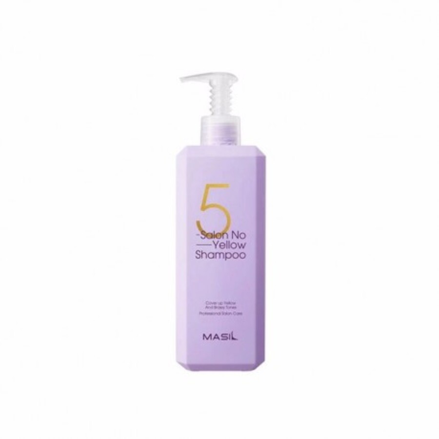 MASIL Masil 5 Salon No Yellow Shampoo, 500мл. Шампунь для волос оттеночный для нейтрализации желтизны