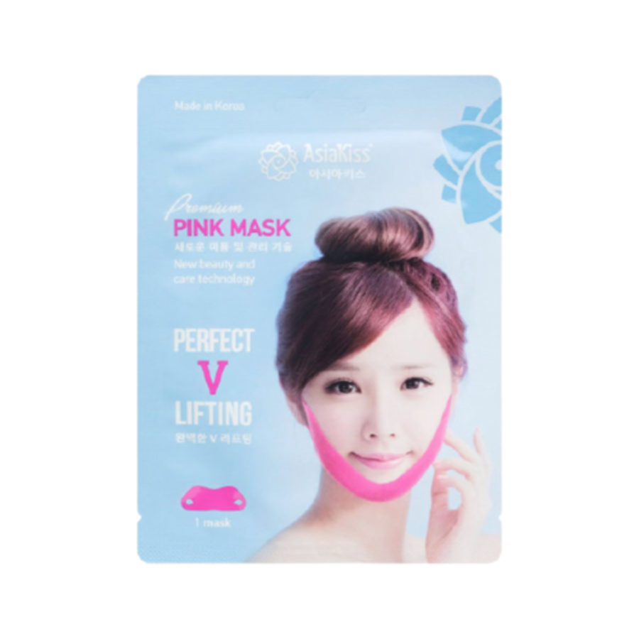 ASIAKISS AsiaKiss Perfect Lifting Pink Mask, 15гр. Лифтинг - маска корректирующая против второго подбородка