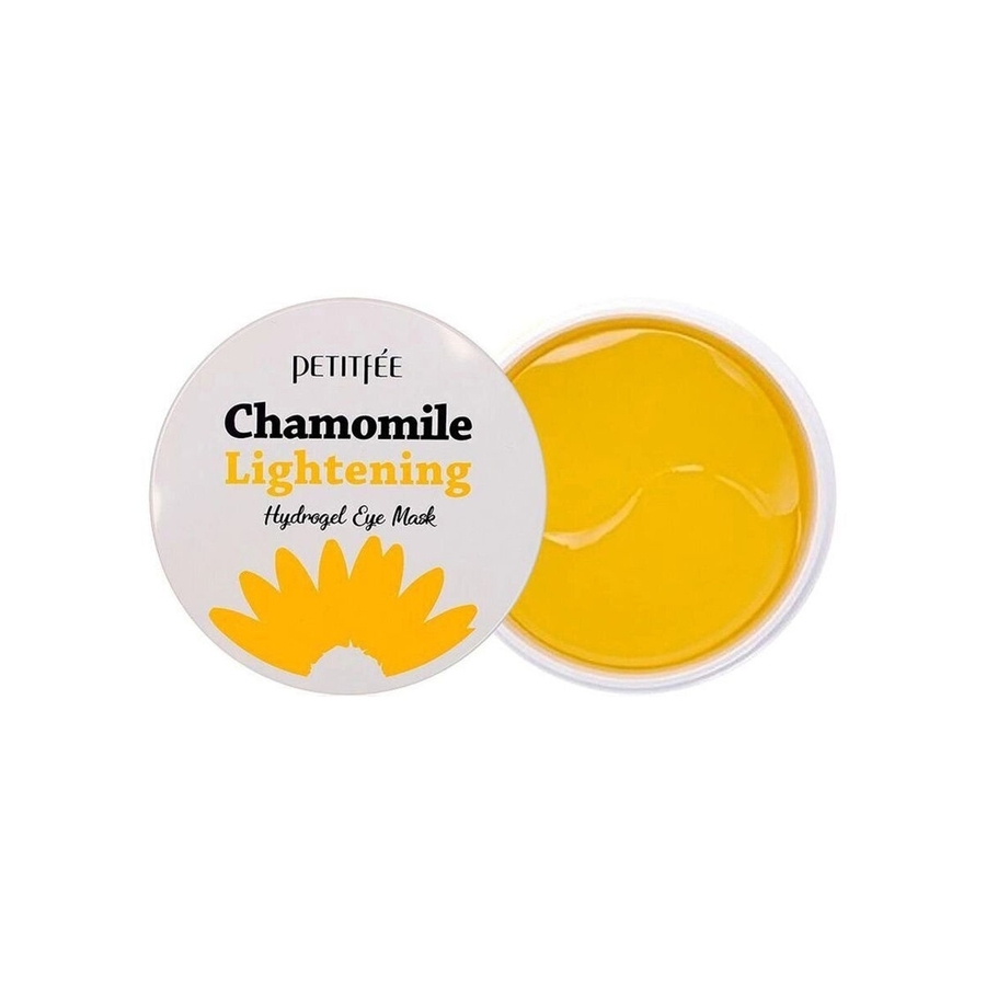 PETITFEE Petitfee Chamomile Lightening Hydrogel Eye Patch, 60шт. Патчи для глаз гидрогелевые осветляющие с ромашкой