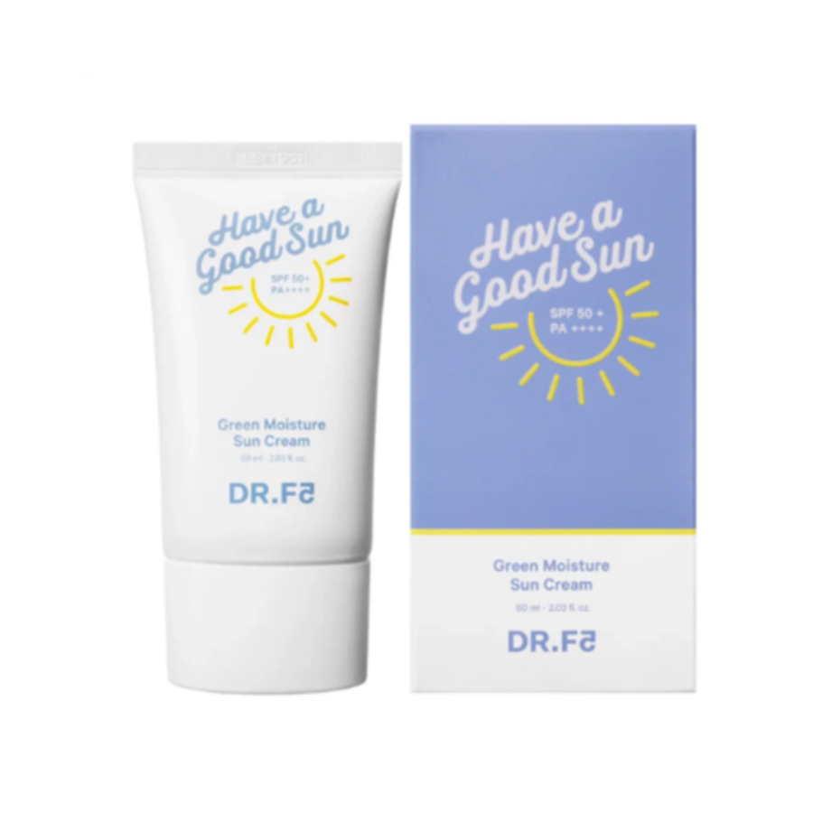 DR.F5 DR.F5 Green Moisture Sun Cream SPF50+ PA++++, 60мл. DR.F5 Крем для лица солнцезащитный увлажняющий