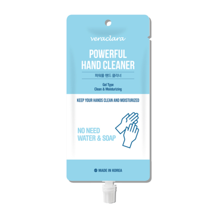 VERACLARA Veraclara Powerful Hand Cleaner, 50мл. Гель для рук очищающий с гиалуроновой кислотой