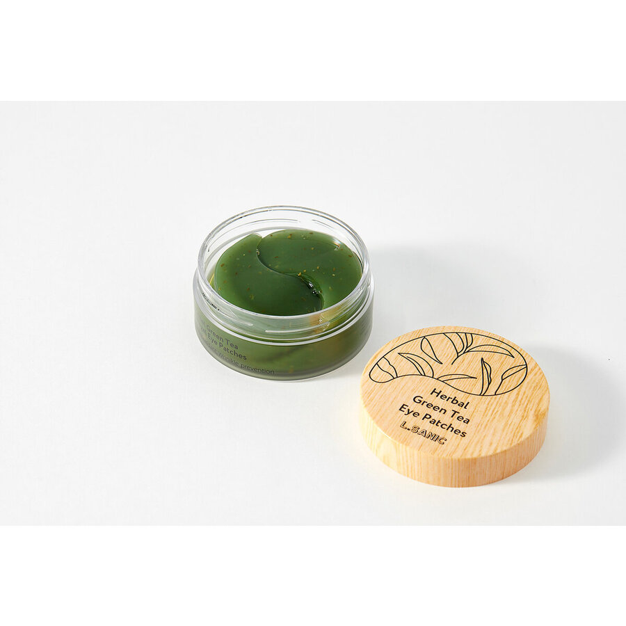 L'SANIC L'Sanic Herbal Green Tea Hydrogel Eye Patches, 60шт. Патчи для глаз гидрогелевые противоотечные с экстрактом зеленого чая