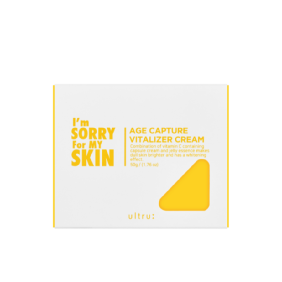 I`M SORRY FOR MY SKIN (ULTRU) Age Capture Revitalizer Cream, 50гр. I'm Sorry for My Skin Крем для лица капсульный восстанавливающий с витамином С