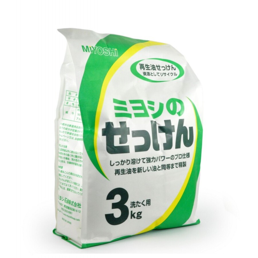 MIYOSHI Miyoshi Miyoshi's Soap, 3кг. Мыло для стирки порошковое на основе натуральных компонентов