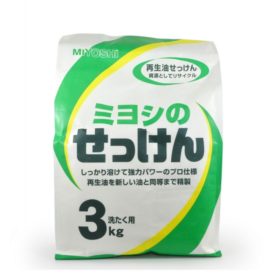 MIYOSHI Miyoshi Miyoshi's Soap, 3кг. Мыло для стирки порошковое на основе натуральных компонентов