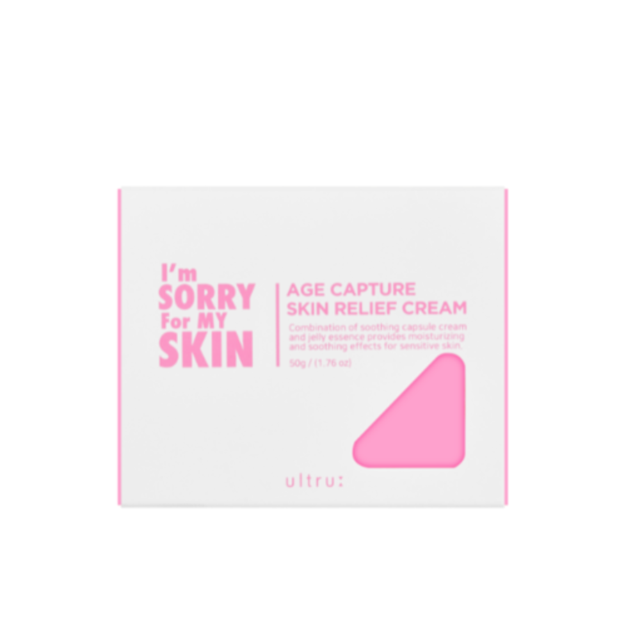 I`M SORRY FOR MY SKIN (ULTRU) I'm Sorry For My Skin Age Capture Skin Relief Cream, 50гр. Крем для лица капсульный успокаивающий