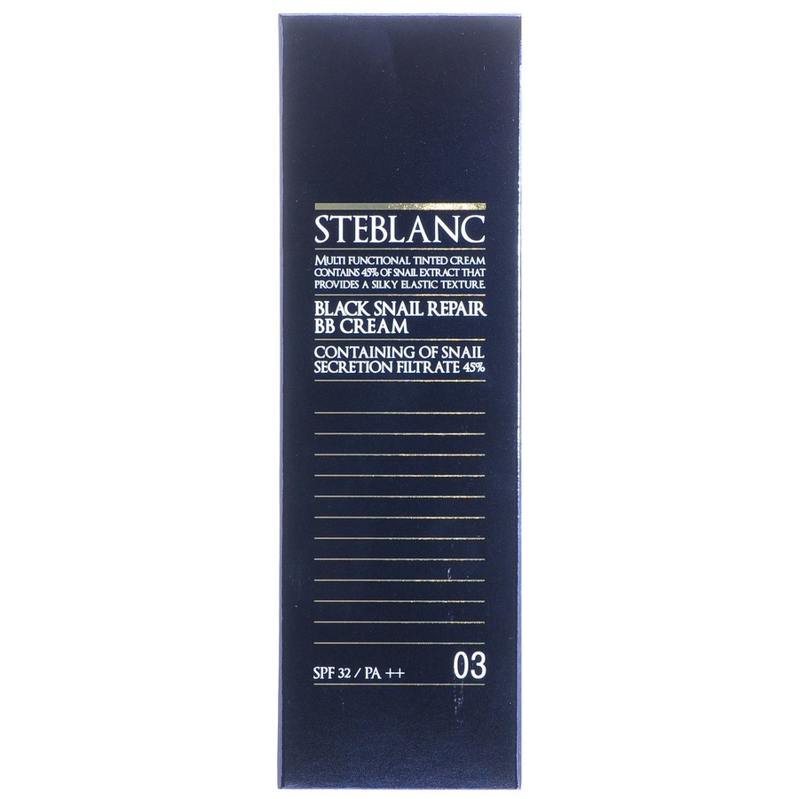 STEBLANC Steblanc Black Snail Repair SPF32 PA+++, 50мл. ББ - крем с муцином черной улитки #03тон «Натуральный бежевый»