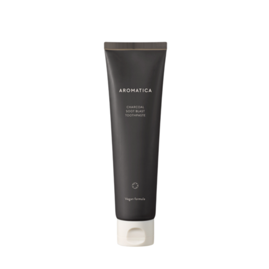 AROMATICA Aromatica Charcoal Soot Blast Toothpaste, 130гр. Паста зубная гелевая с углем без сульфатов