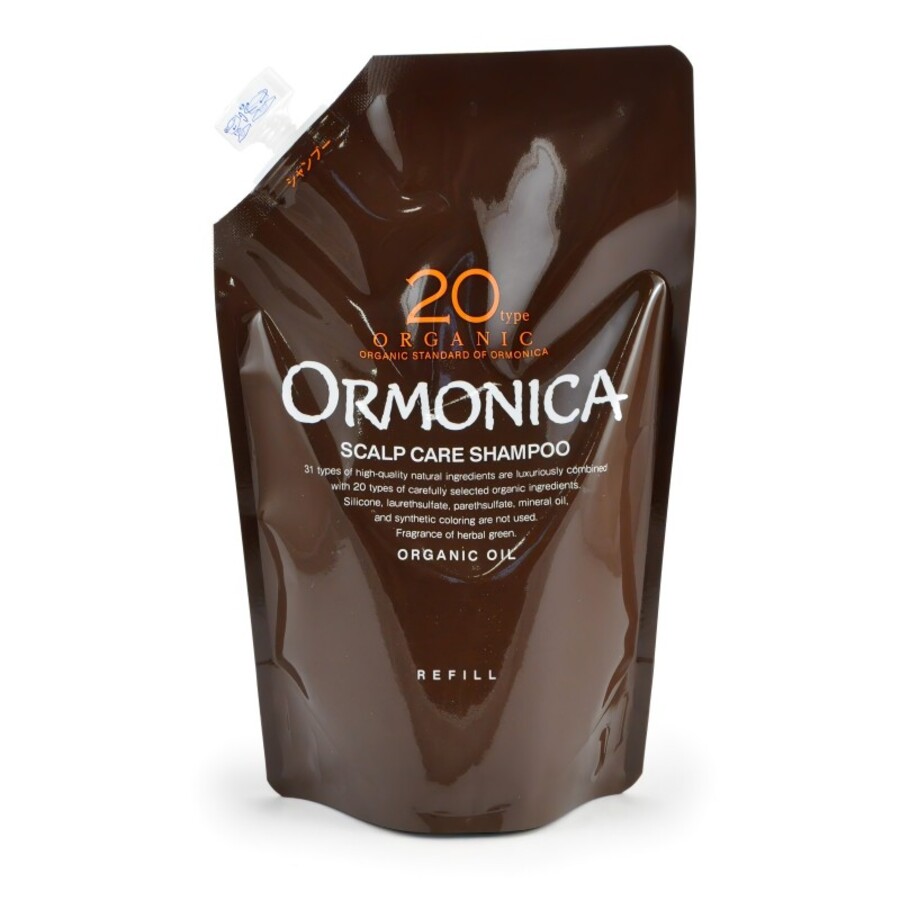 ORMONICA Ormonica Organic Scalp Care Shampoo, сменная упаковка, 400мл. Шампунь для ухода за волосами и кожей головы органический
