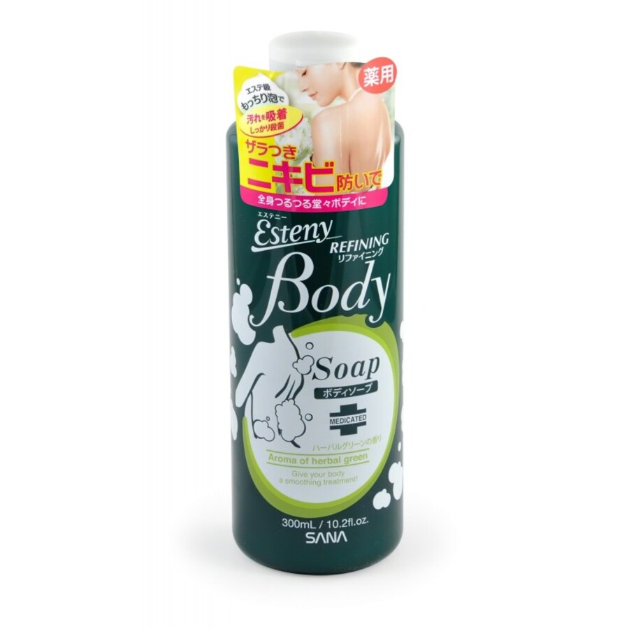 SANA Sana Body Refining Shampoo, 300мл. Шампунь для проблемной кожи тела с ароматом свежих трав
