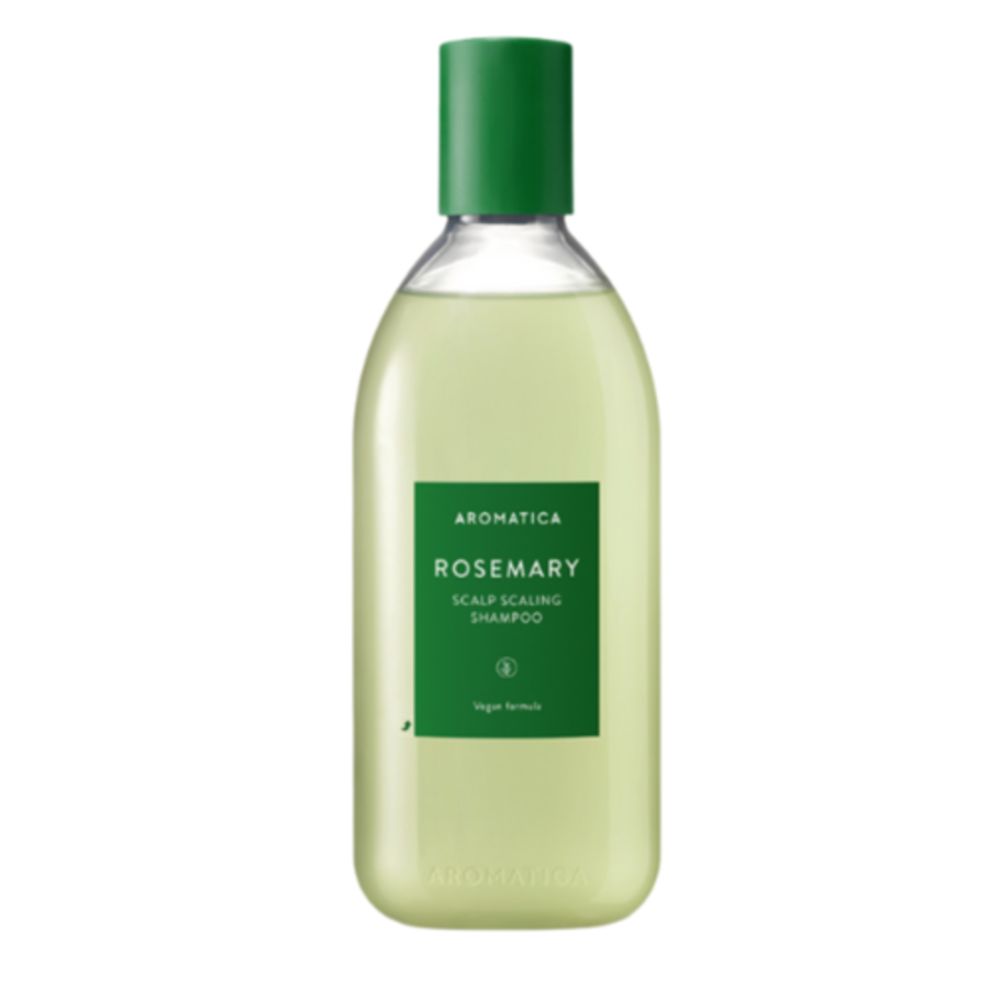 AROMATICA Aromatica Rosemary Scalp Scaling Shampoo, 400мл. Шампунь для волос бессульфатный глубокой очистки с розмарином