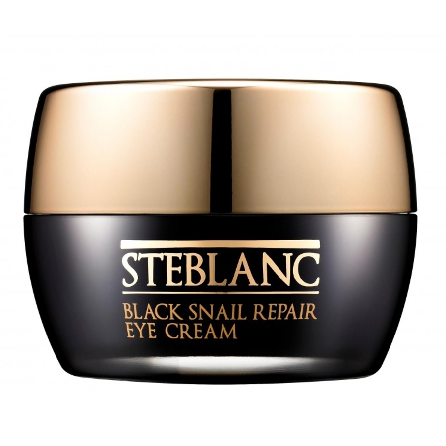STEBLANC Steblanc Black Snail Repair Eye Cream, 35мл. Крем вокруг глаз восстанавливающий с 80% муцином черной улитки