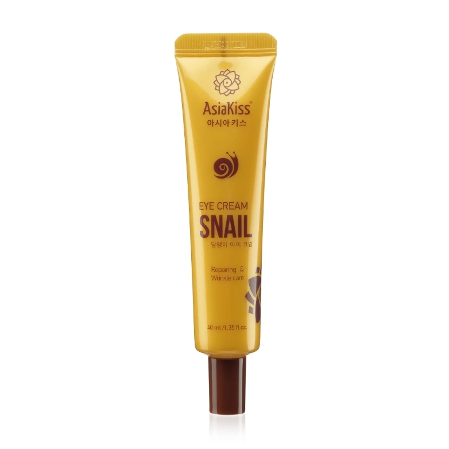 ASIAKISS Snail Eye Cream, 40мл. Asiakiss Крем для кожи вокруг глаз с экстрактом слизи улитки
