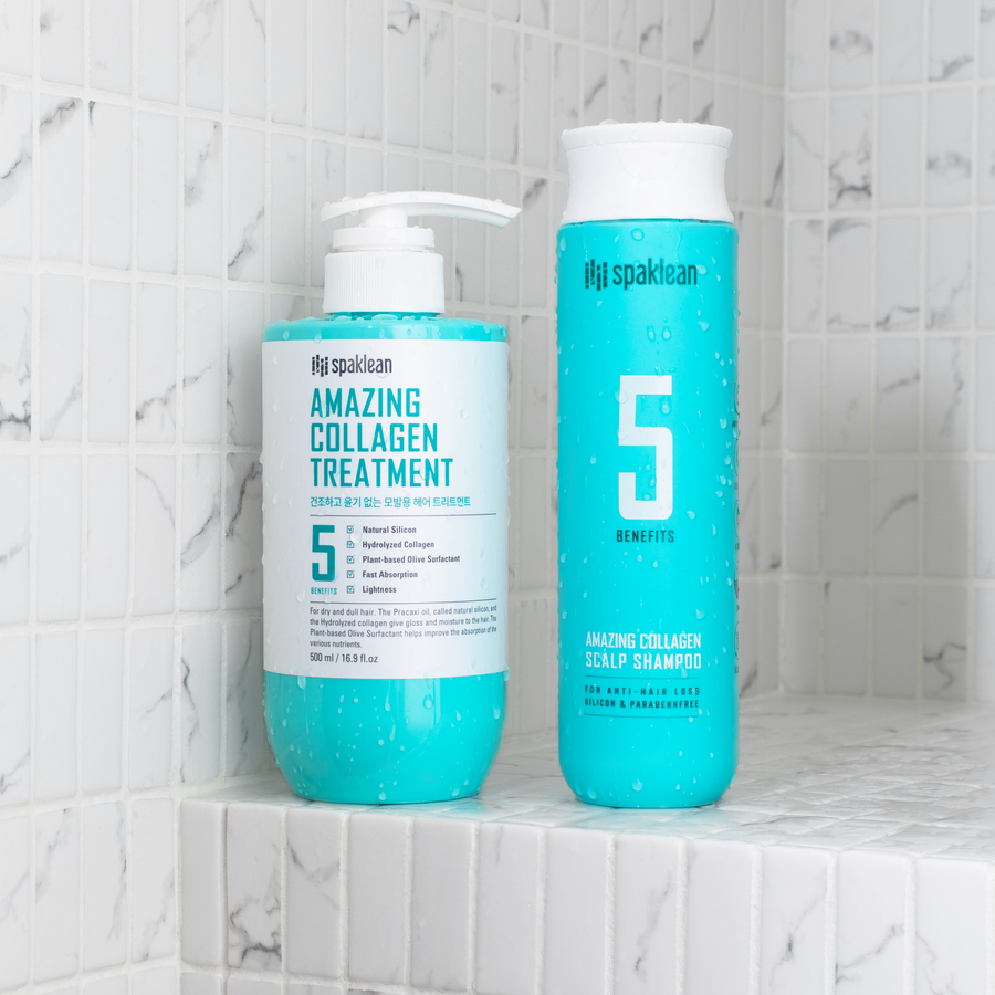 SPAKLEAN Spaklean Amazing Collagen Scalp Shampoo, 300мл. Шампунь для волос и кожи головы с коллагеном