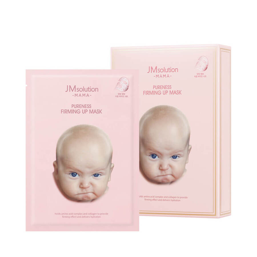 JM SOLUTION Mama Pureness Firming Up Mask, 30мл. JMsolution Маска для лица тканевая антивозрастная для будущих мам