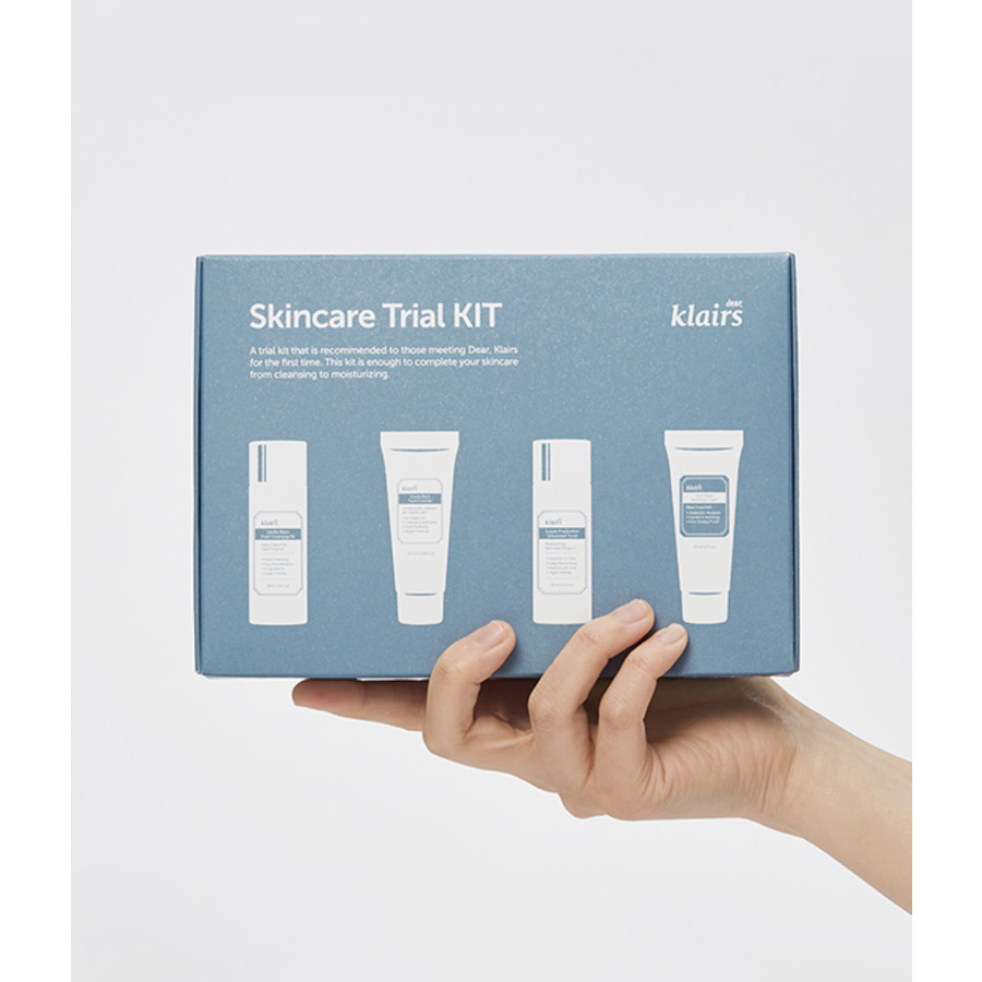 DEAR, KLAIRS Dear, Klairs Skincare Trial Kit, 4 предмета Набор миниатюр для ухода за кожей лица