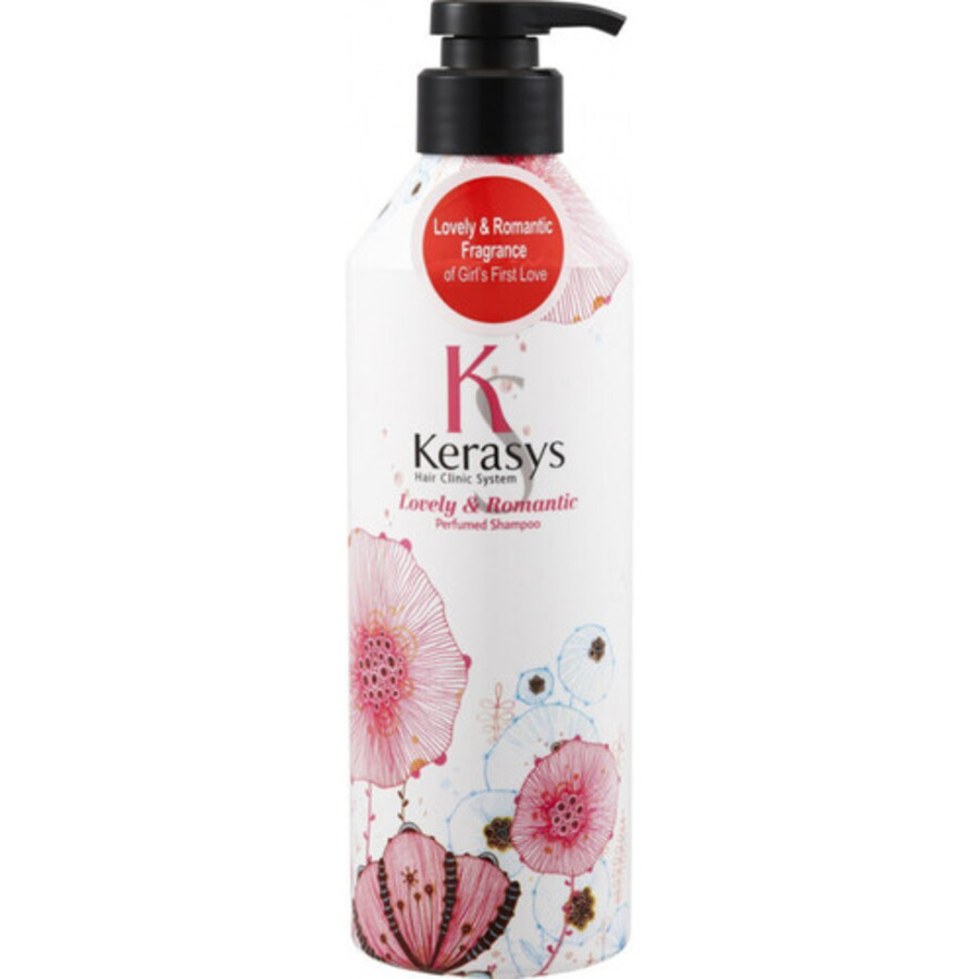 KERASYS Kerasys Lovel&Romantic Parfumed Shampoo, 400мл. Шампунь для волос парфюмированный «Романтик»